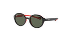 710071 - Black On Red / Dark Green