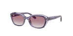 71748G - Striped Violet On Transparent Violet / Violet