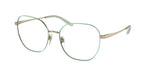 9451 - Mint/Pale Gold / Transparent