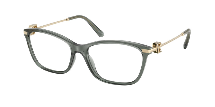 6216 - Shiny Transparent Army Green / Demo Lens