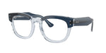 8324 - Blue On Transparent Blue / Transparent