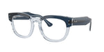 8324 - Blue On Transparent Blue / Transparent
