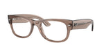 8457 - Transparent Taupe Beige / Clear