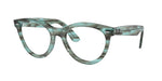 8362 - Striped Transparent Green / Clear