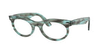 8362 - Striped Transparent Green / Clear