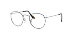 2970 - Blue On Silver / Transparent