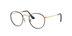 3173 - Black On Rose Gold / Clear