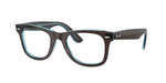 8366 - Brown On Transparent Blue / Clear