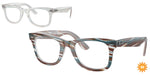 8382 - Photo Striped Light Blue / Clear
