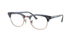 8374 - Striped Blue / Clear