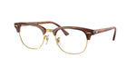 8375 - Striped Brown / Clear