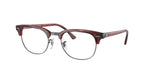 8376 - Striped Red / Clear