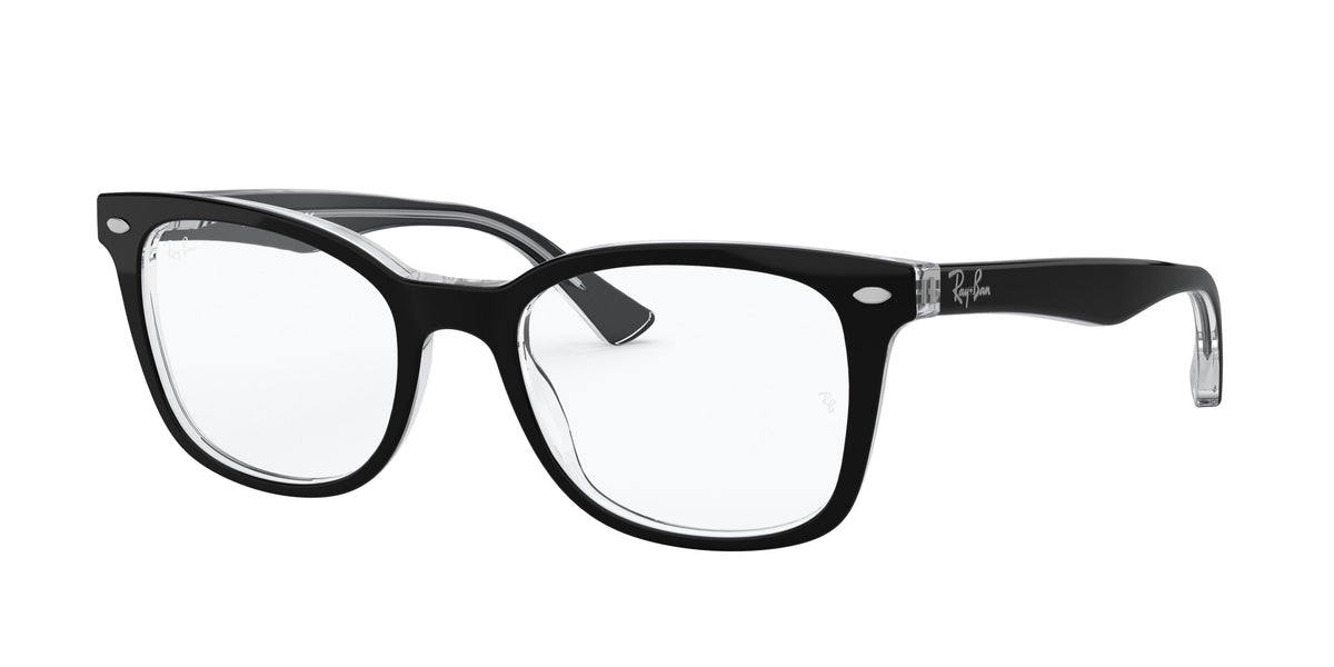 2034 - Black On Transparent / Clear