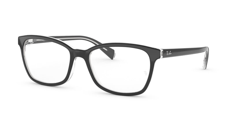 2034 - Black On Transparent / Clear