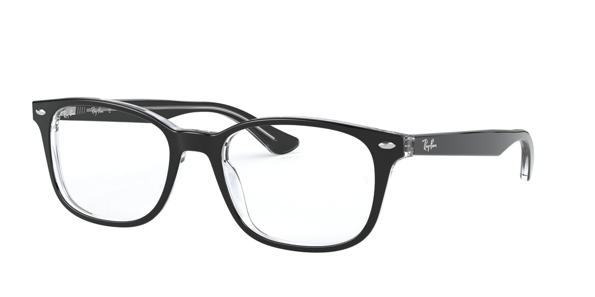 2034 - Black On Transparent / Clear