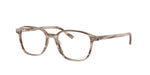 8357 - Striped Beige / Clear