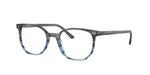 8254 - Striped Grey & Blue / Transparent