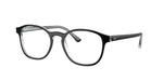 2034 - Black On Transparent / Clear
