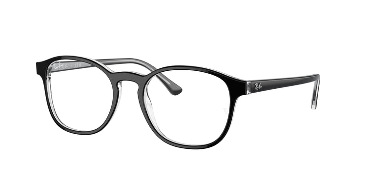 2034 - Black On Transparent / Clear