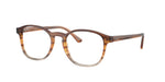 8253 - Striped Brown & Yellow / Transparent