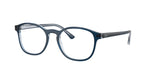 8324 - Blue On Transparent Blue / Clear