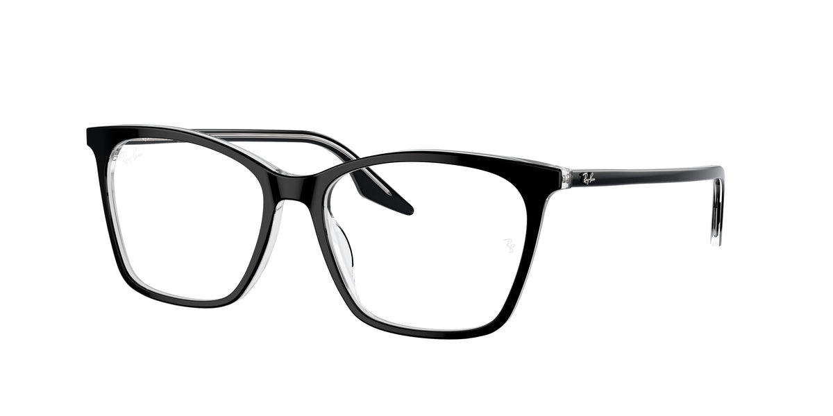 2034 - Black On Transparent / Clear