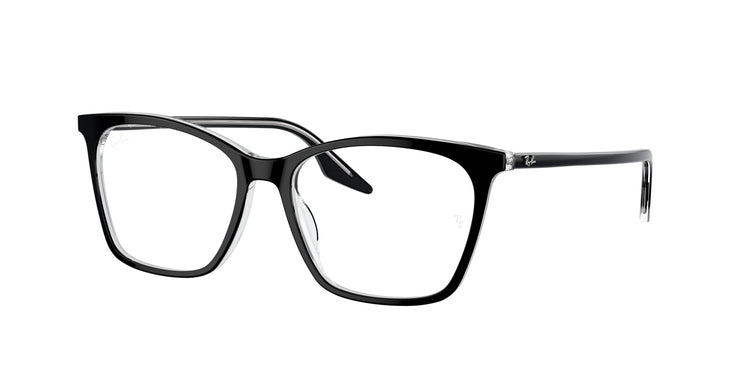 2034 - Black On Transparent / Clear