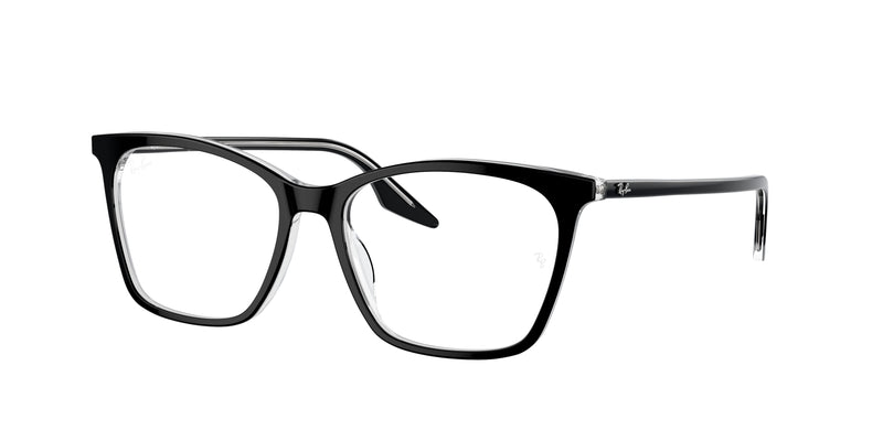 2034 - Black On Transparent / Clear