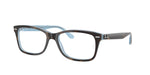5883 - Havana On Light Blue / Clear