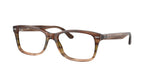 8255 - Striped Brown & Green / Transparent