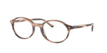 8358 - Striped Pink / Transparent