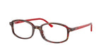 8396 - Transparent Shade Fantasy Red / Clear