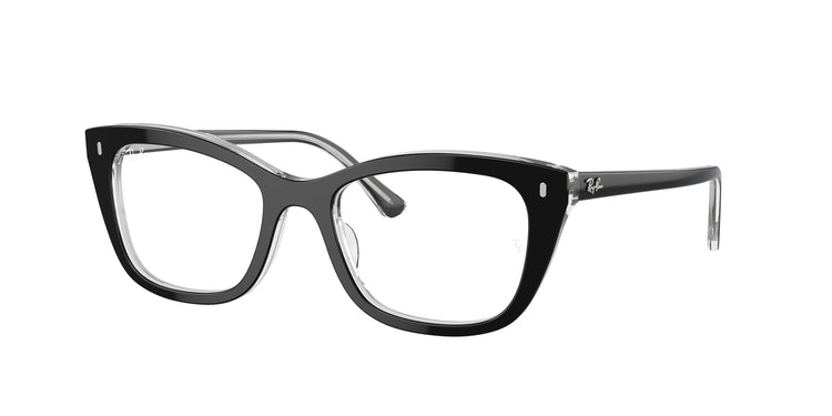 2034 - Black On Transparent / Clear