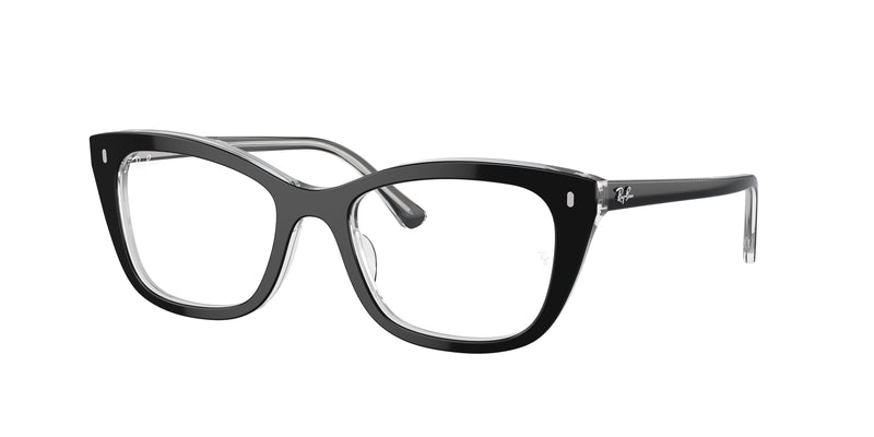 2034 - Black On Transparent / Clear