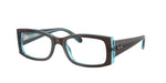8366 - Brown On Transparent Blue / Clear