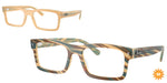 8383 - Photo Striped Brown / Clear