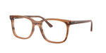 8455 - Striped Brown / Clear