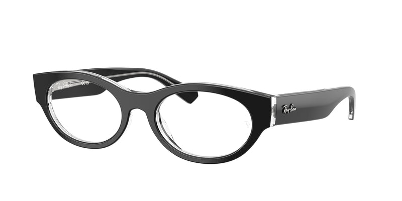 2034 - Black On Transparent / Clear