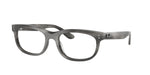 8400 - Striped Gray / Clear