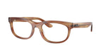 8399 - Striped Brown / Clear