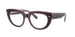 8364 - Violet On Transparent Pink / Clear