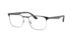 2861 - Black On Silver / Clear
