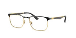 2890 - Black On Gold / Clear