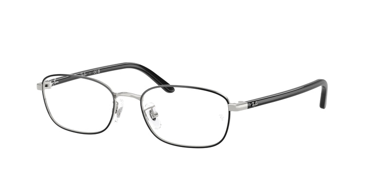 2861 - Black & Silver / Clear