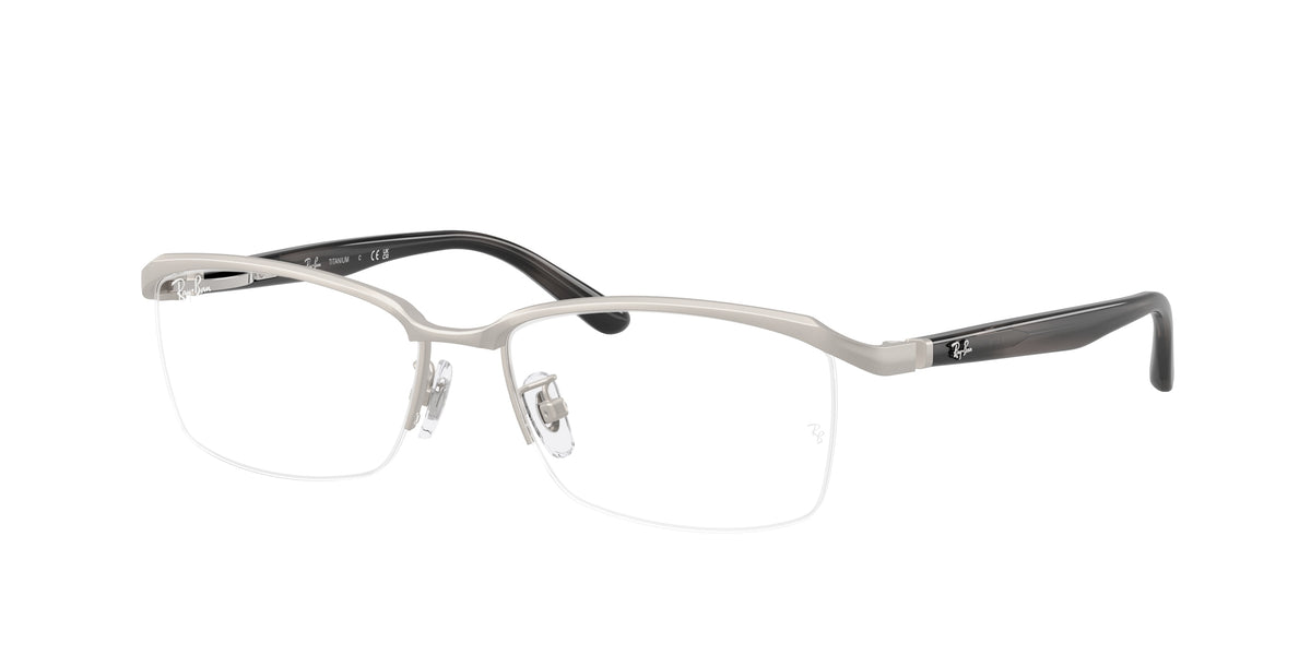 1253 - Brushed Silver / Clear