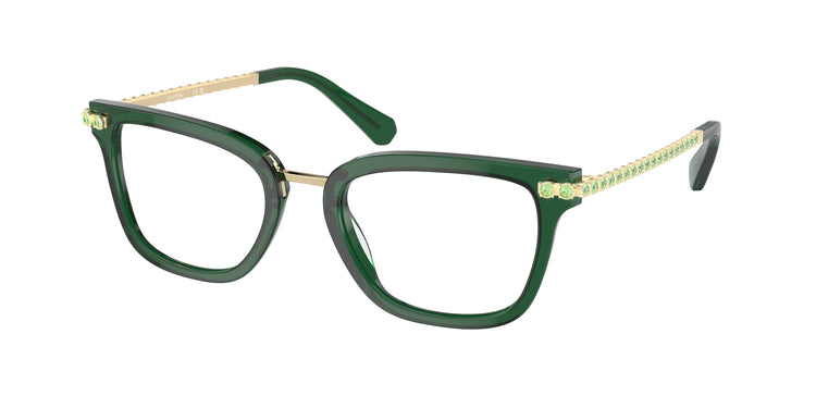 1045 - Dark Green Transparent / Demo Lens