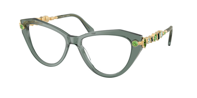 1043 - Transparent Green / Demo Lens