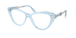 1078 - Transparent Light Blue / Demo Lens