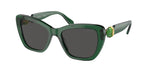 104587 - Transparent Dark Green / Dark Grey