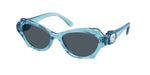 107887 - Transparent Light Blue / Dark Grey